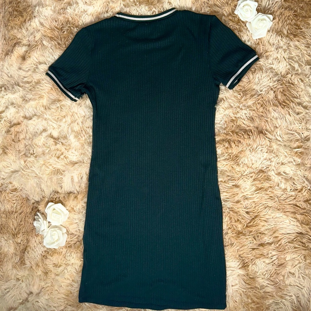 Forever 21 dark green skater girl mini dress